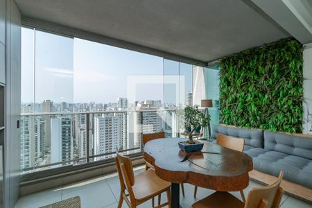 Varanda de apartamento para alugar com 2 quartos, 87m² em Brooklin, São Paulo