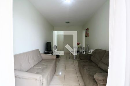 Sala de apartamento para alugar com 1 quarto, 60m² em Balneario Cidade Atlantica, Guarujá