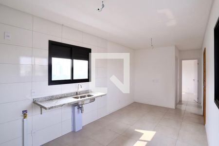 Sala/Cozinha de apartamento à venda com 2 quartos, 38m² em Vila Bertioga, São Paulo