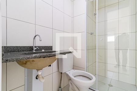 Banheiro da Suíte de apartamento à venda com 1 quarto, 30m² em Vila Sônia, São Paulo