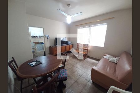 Sala de apartamento para alugar com 2 quartos, 62m² em Itararé, São Vicente