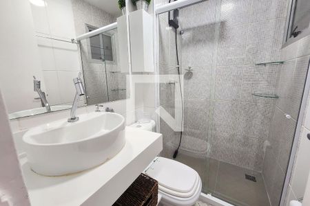 Banheiro de apartamento para alugar com 1 quarto, 40m² em Lapa, Rio de Janeiro