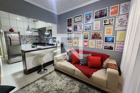 Sala de apartamento para alugar com 1 quarto, 40m² em Lapa, Rio de Janeiro