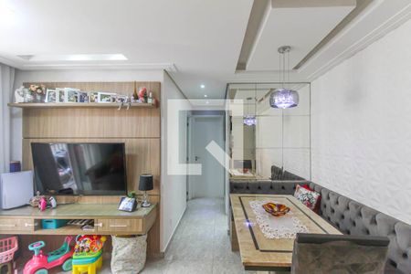 Sala de apartamento para alugar com 2 quartos, 45m² em Jardim Imperador (zona Leste), São Paulo