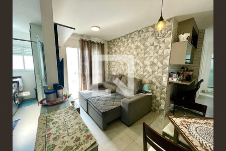 Sala de apartamento à venda com 2 quartos, 56m² em Jardim Lacerda, Jundiaí