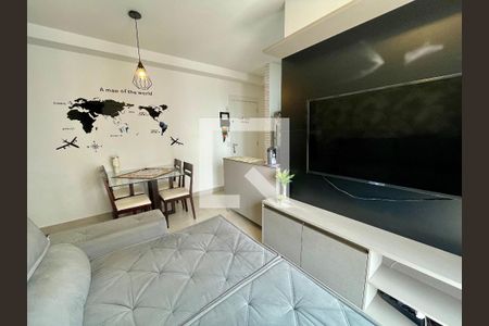 Sala de apartamento para alugar com 2 quartos, 56m² em Jardim Lacerda, Jundiaí