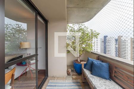 Varanda de apartamento para alugar com 3 quartos, 208m² em Brooklin, São Paulo