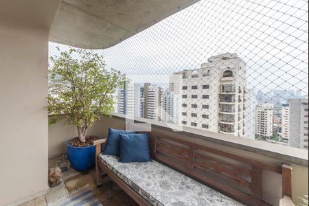 Varanda de apartamento para alugar com 3 quartos, 208m² em Brooklin, São Paulo