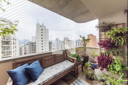 Varanda de apartamento para alugar com 3 quartos, 208m² em Brooklin, São Paulo