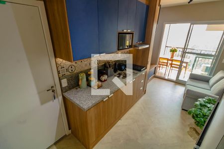 Cozinha de apartamento para alugar com 1 quarto, 35m² em Vila Clementino, São Paulo