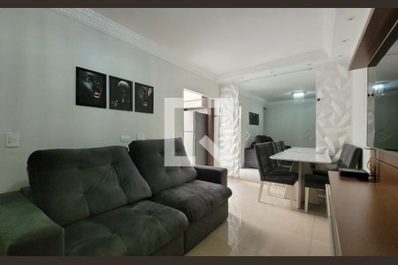 Sala de apartamento para alugar com 2 quartos, 65m² em Vila Aquilino, Santo André