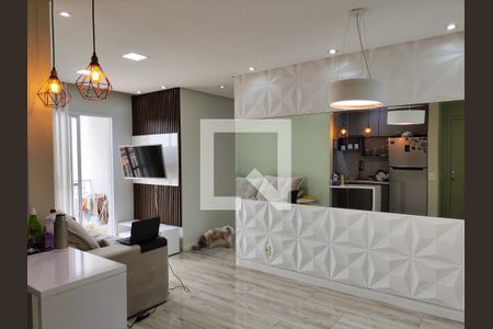 Sala de apartamento para alugar com 2 quartos, 56m² em Jardim São Luiz, Ferraz de Vasconcelos