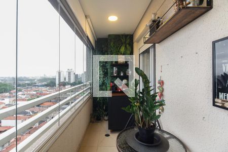 Varanda  de apartamento à venda com 1 quarto, 43m² em Tatuapé, São Paulo