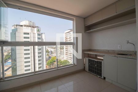 Varanda de apartamento para alugar com 1 quarto, 47m² em Setor Oeste, Goiânia