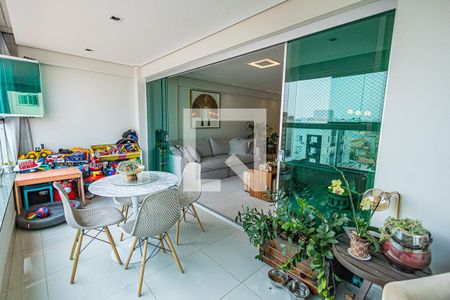 Varanda de apartamento à venda com 4 quartos, 125m² em Castelo, Belo Horizonte