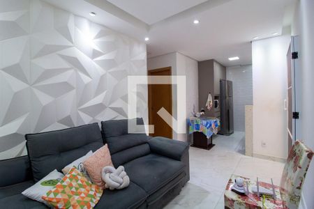 Sala de apartamento para alugar com 2 quartos, 61m² em Loteamento Dinora Rosa, Sorocaba