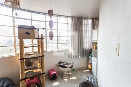 Varanda da Sala de apartamento à venda com 4 quartos, 132m² em Barro Preto, Belo Horizonte