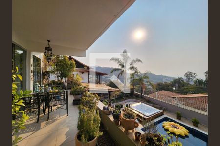 Vista da varanda da Sala de casa à venda com 5 quartos, 600m² em Mangabeiras, Belo Horizonte