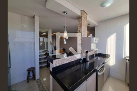 Cozinha de casa à venda com 3 quartos, 180m² em Havaí, Belo Horizonte