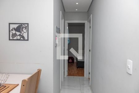 Corredor  de apartamento à venda com 2 quartos, 44m² em Centro, Diadema