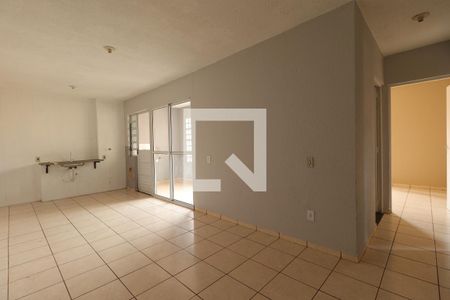 Sala / cozinha de apartamento para alugar com 2 quartos, 46m² em Subsetor Oeste - 3 (o-3), Ribeirão Preto