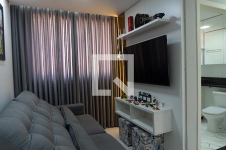 sala de apartamento à venda com 2 quartos, 47m² em Bom Jesus, Contagem