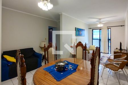 Sala de apartamento para alugar com 2 quartos, 93m² em Guilhermina, Praia Grande