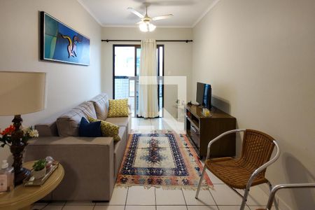 Sala de apartamento para alugar com 2 quartos, 93m² em Guilhermina, Praia Grande