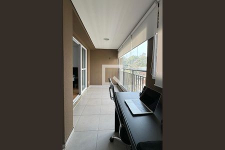 Varanda da Sala de apartamento para alugar com 1 quarto, 52m² em Melville Empresarial I E Ii, Barueri