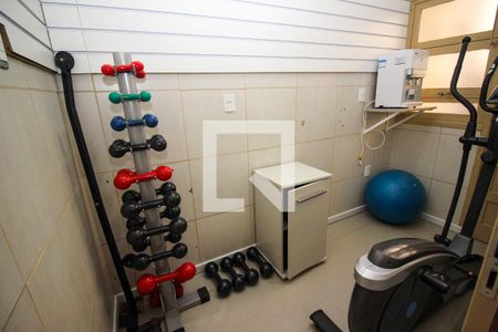 Apartamento à venda com 32m², 1 quarto e 1 vaga Apartamento à venda com 32m², 1 quarto e 1 vagaÁrea comum - Academia