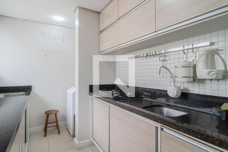 Cozinha e Área de Serviço de apartamento à venda com 1 quarto, 39m² em Centro Histórico, Porto Alegre