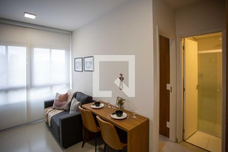 Sala/Cozinha de apartamento à venda com 1 quarto, 26m² em Ipiranga, São Paulo