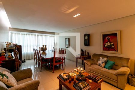 Sala de apartamento à venda com 4 quartos, 206m² em Buritis, Belo Horizonte