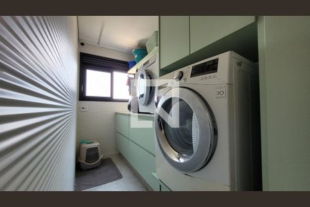 Lavanderia de apartamento à venda com 3 quartos, 160m² em Vila Guiomar, Santo André