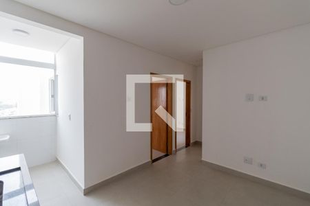 Sala e Cozinha Integrada  de apartamento para alugar com 2 quartos, 41m² em Vila São Geraldo, São Paulo