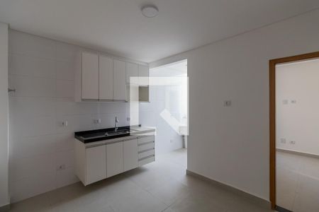 Sala e Cozinha Integrada  de apartamento para alugar com 2 quartos, 41m² em Vila São Geraldo, São Paulo