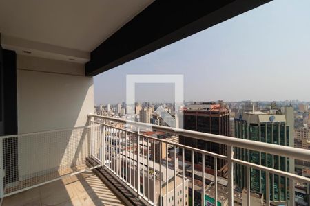 Varanda  de apartamento à venda com 1 quarto, 42m² em Centro, Campinas