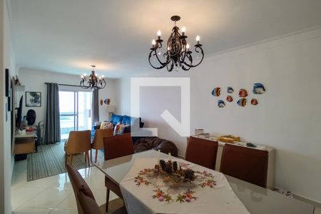 Sala de apartamento para alugar com 3 quartos, 130m² em Ocian, Praia Grande