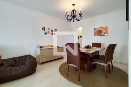 Sala de apartamento para alugar com 3 quartos, 130m² em Ocian, Praia Grande