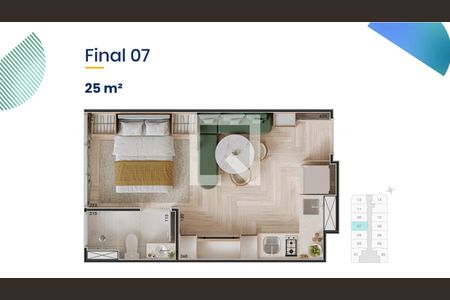 Apartamento à venda com 1 quarto, 25m² em Centro, Belo Horizonte