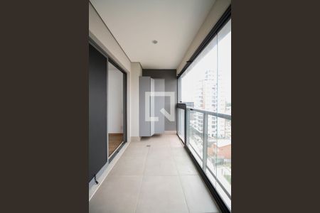 Varanda da Sala e Quarto de apartamento para alugar com 1 quarto, 44m² em Pinheiros, São Paulo