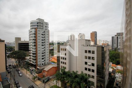 Vista da Varanda de apartamento para alugar com 1 quarto, 44m² em Pinheiros, São Paulo