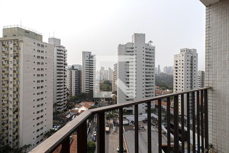 Varanda Sala de apartamento à venda com 1 quarto, 57m² em Aclimação, São Paulo