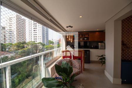 Sala do Café - Varanda de apartamento à venda com 3 quartos, 165m² em Vila Gertrudes, São Paulo