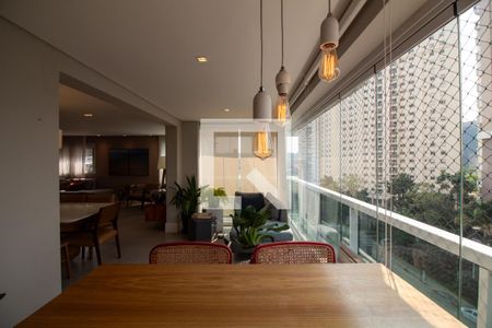 Sala do Café - Varanda de apartamento à venda com 3 quartos, 165m² em Vila Gertrudes, São Paulo