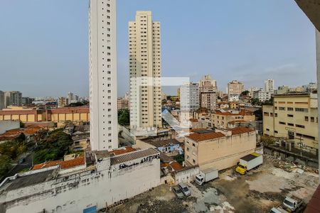 sala vista de apartamento à venda com 1 quarto, 47m² em Cambuci, São Paulo