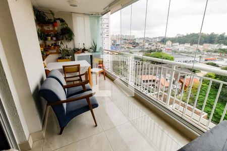 Varanda da Sala de apartamento à venda com 3 quartos, 92m² em Jardim Vazani, São Paulo