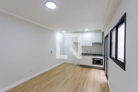 Sala e Cozinha de apartamento à venda com 2 quartos, 60m² em Vila Curuçá, Santo André