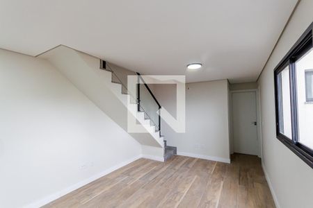 Sala e Cozinha de apartamento à venda com 2 quartos, 89m² em Vila Curuçá, Santo André