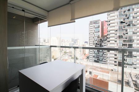 Varanda de kitnet/studio à venda com 1 quarto, 25m² em Vila Olímpia, São Paulo